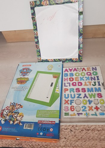 Çok Renkli Manyetik Eğitim Tableti