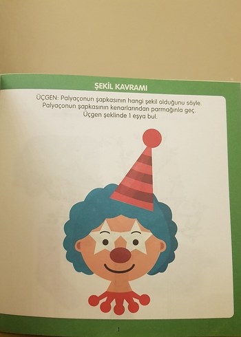 Beden Kavramlar - 2 Yaş Çocuk Kitabı