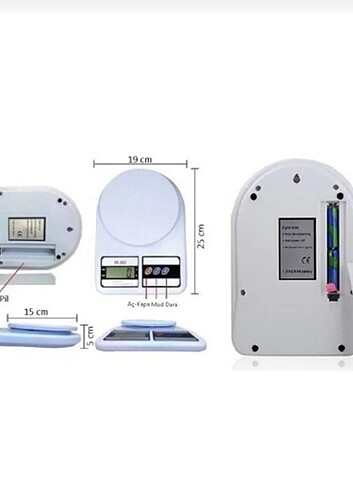 Hasas terazi mutfak terazisi - Görsel 2
