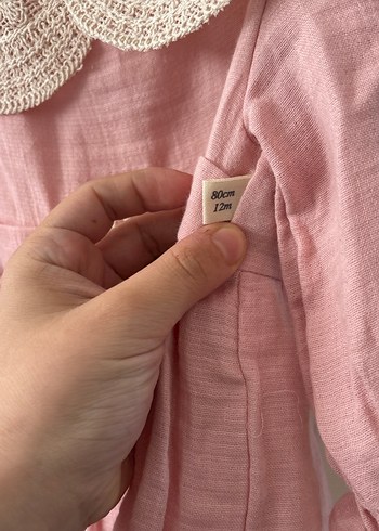 Dantel Yakalı Vintage Kız Çocuk Elbise - Görsel 2