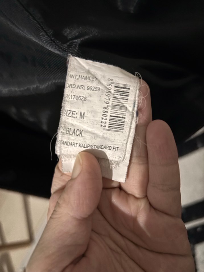 Siyah Deri Kadın Trençkot - Görsel 2