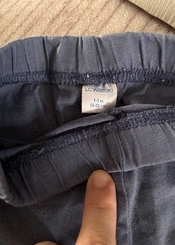 Kız Çocuk Gri Pamuklu Rahat Kesim Tayt - Görsel 2