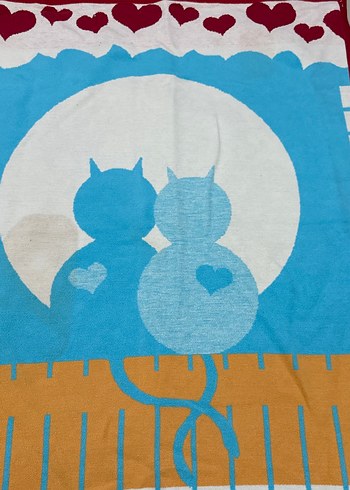 Renkli Baskılı Çocuk Battaniyesi - Görsel 2