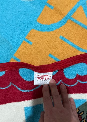 Renkli Baskılı Çocuk Battaniyesi - Görsel 3