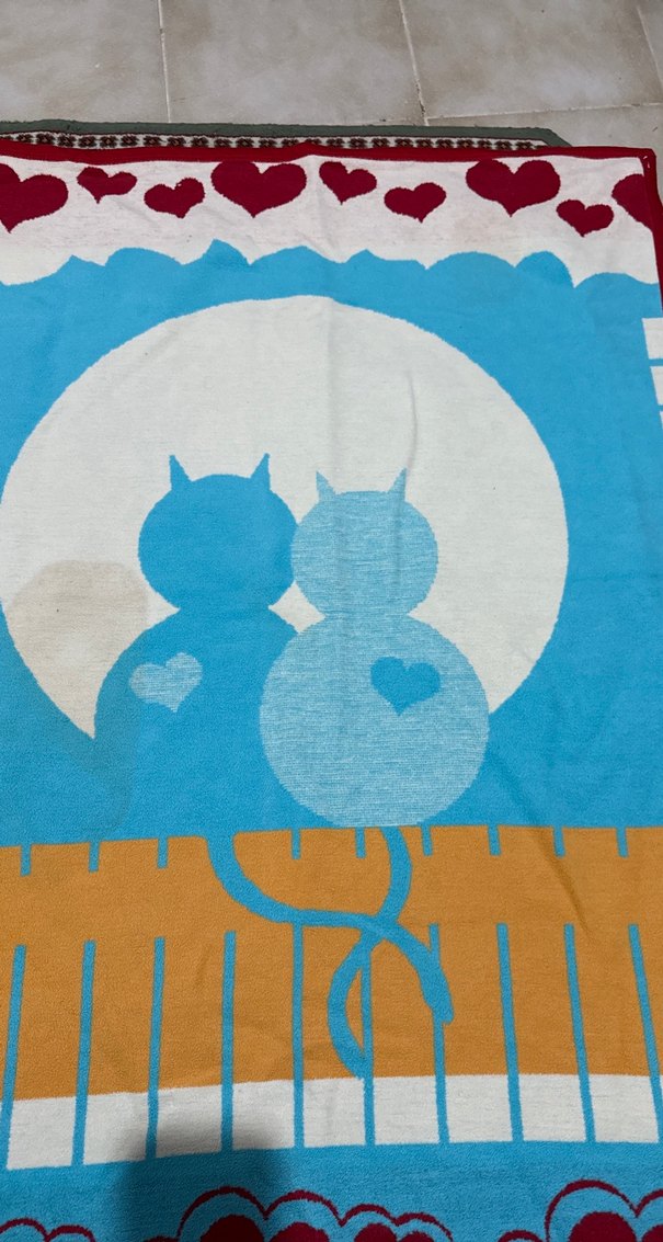 Renkli Baskılı Çocuk Battaniyesi - Görsel 2