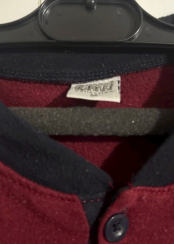 Bordo Düğmeli Erkek Pijama Üstü - Görsel 3