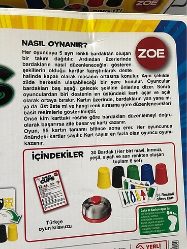 Smart cups 4-6 kişilik masa oyunu - Görsel 6