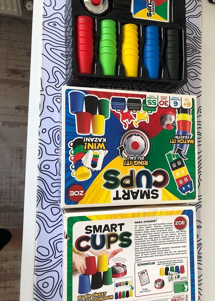 Smart cups 4-6 kişilik masa oyunu - Görsel 3