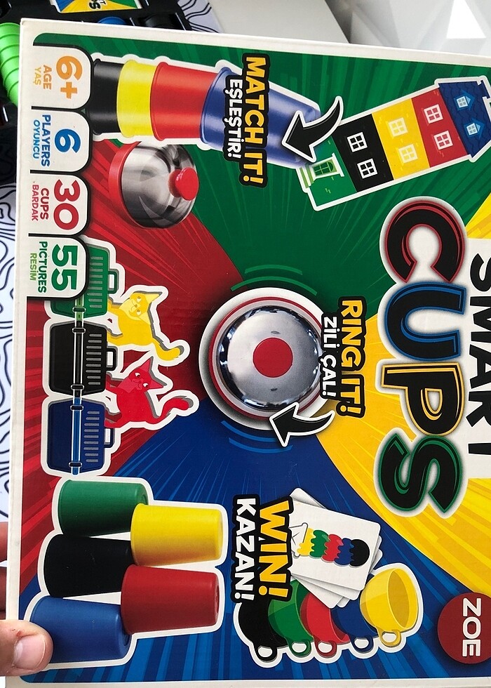 Smart cups 4-6 kişilik masa oyunu - Görsel 5