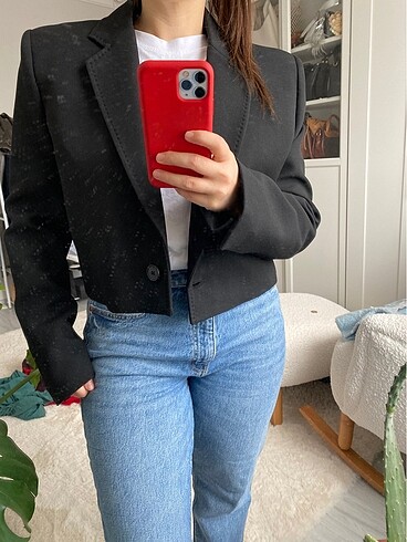 Zara Zara crop blazer