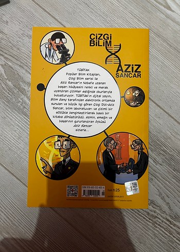  Beden Aziz Sancar Çizgi Bilim Biyografi Kitabı