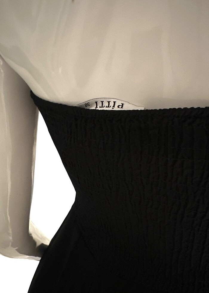 Straplez elbise - Görsel 4