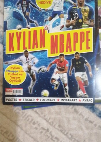 Beden Kylian Mbappe Futbol Poster ve Sticker Albümü