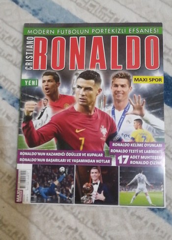 Cristiano Ronaldo Spor Kitabı - Maxi Spor