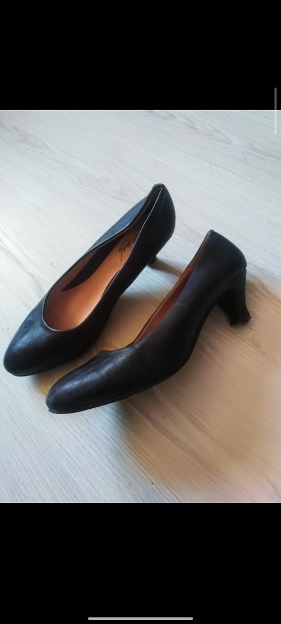 Siyah Süet Stiletto Kadın Topuklu Ayakkabı - Görsel 3