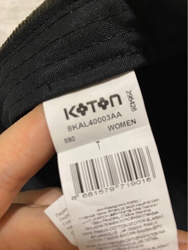 Koton Kadife Haki Şapka
