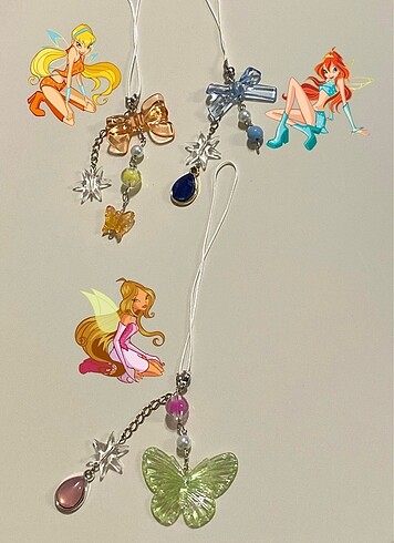 winx club telefon phone charm