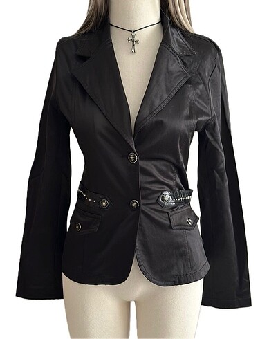 y2k gotik chrome plein vintage takım