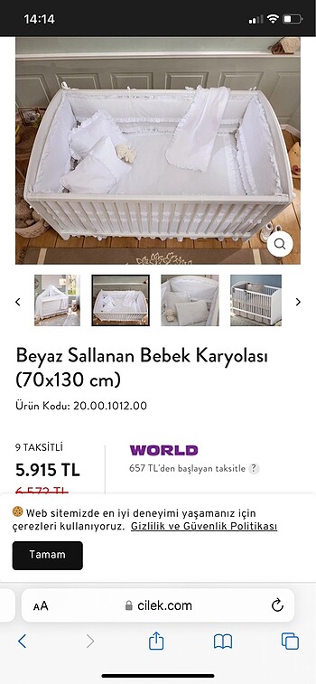  Beden Çilek beşik