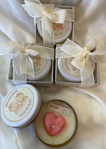 Pastel Pembe Kalp Mumlar - Görsel 16