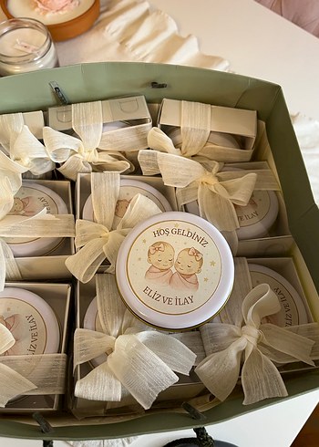 Pastel Pembe Kalp Mumlar - Görsel 7