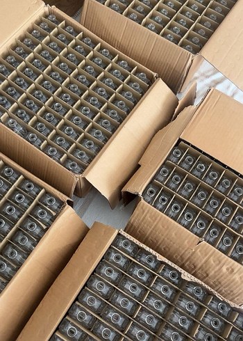 Beyaz Kurdeleli Cam Şişe Hediyelik - Görsel 13