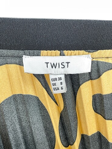 36 Beden çeşitli Renk Twist Midi Etek %70 İndirimli.