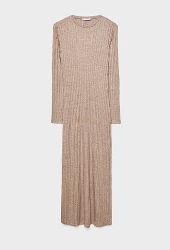 l Beden Stradivarius midi elbise
