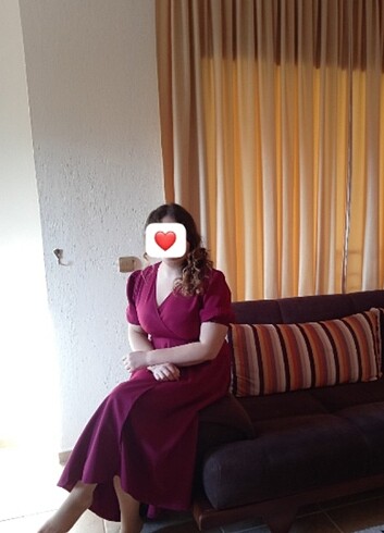 Diğer Bordo elbise 