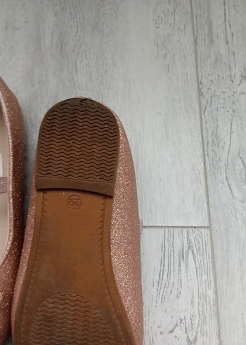 Kız Çocuk Bej Tokalı Babet Ayakkabı - Görsel 5