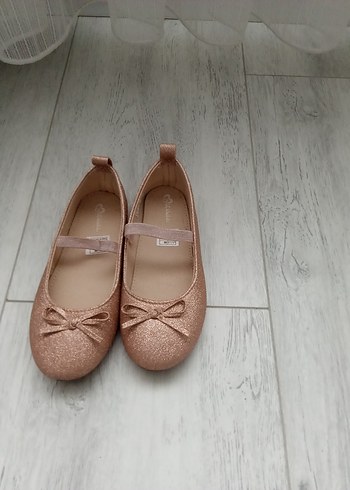 Kız Çocuk Bej Tokalı Babet Ayakkabı - Görsel 6