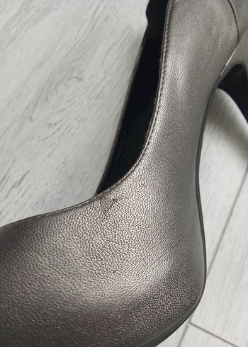 Stefanel Gri Tokalı İnce Topuklu Stiletto - Görsel 5