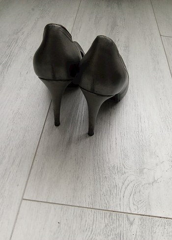 Stefanel Gri Kadın Stiletto Topuklu Ayakkabı - Görsel 3