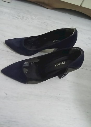 Kadın Lacivert Stiletto Topuklu Ayakkabı - Görsel 3