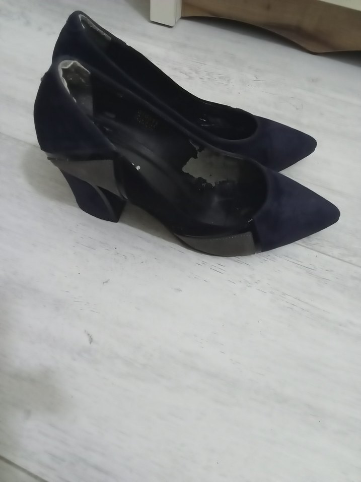 Kadın Lacivert Stiletto Topuklu Ayakkabı - Görsel 2