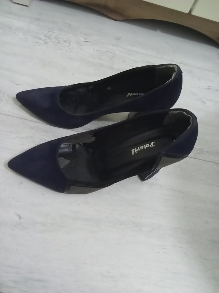 Kadın Lacivert Stiletto Topuklu Ayakkabı - Görsel 3