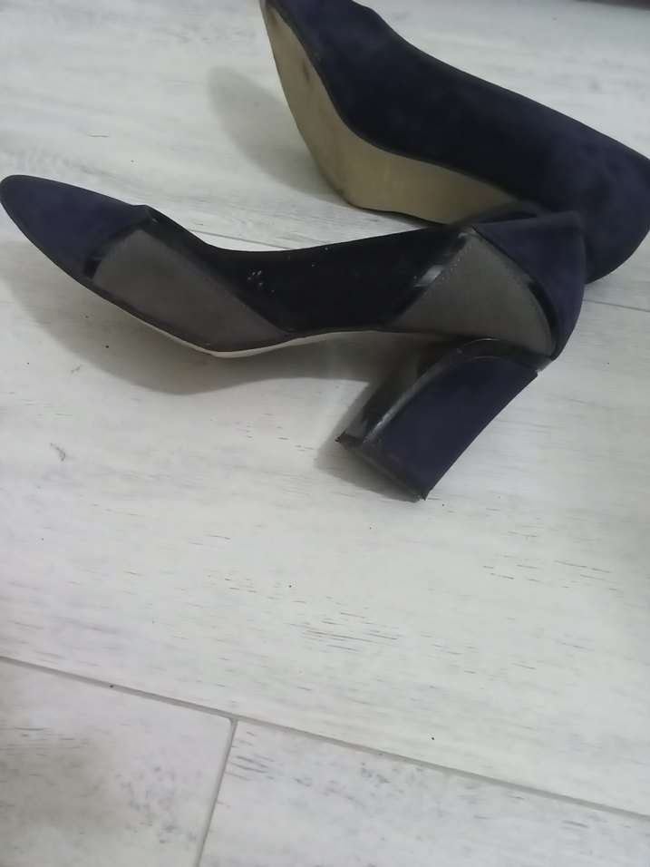 Kadın Lacivert Stiletto Topuklu Ayakkabı - Görsel 4