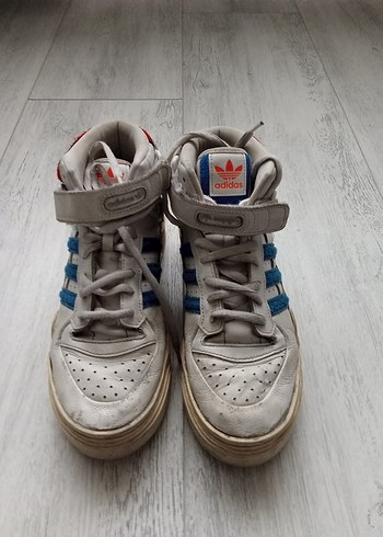 Adidas Erkek Beyaz Gri Spor Ayakkabı - Görsel 3