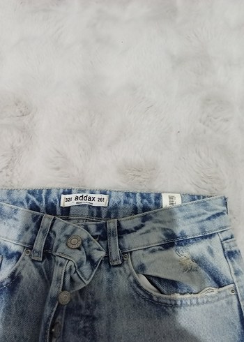 Salaş Kesim Yırtık Detaylı Midi Kot Pantolon - Görsel 5