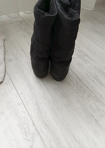 Siyah Kadın Dolgu Topuklu Botlar - Görsel 6