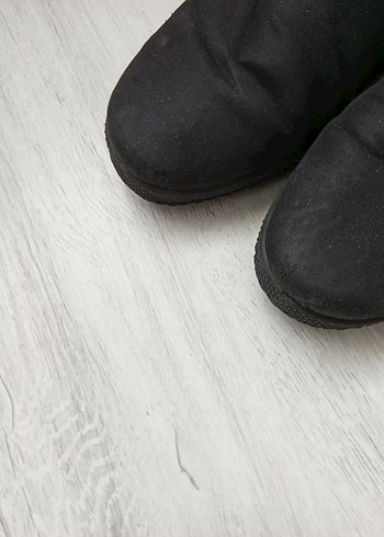 Siyah Kadın Dolgu Topuklu Botlar - Görsel 5