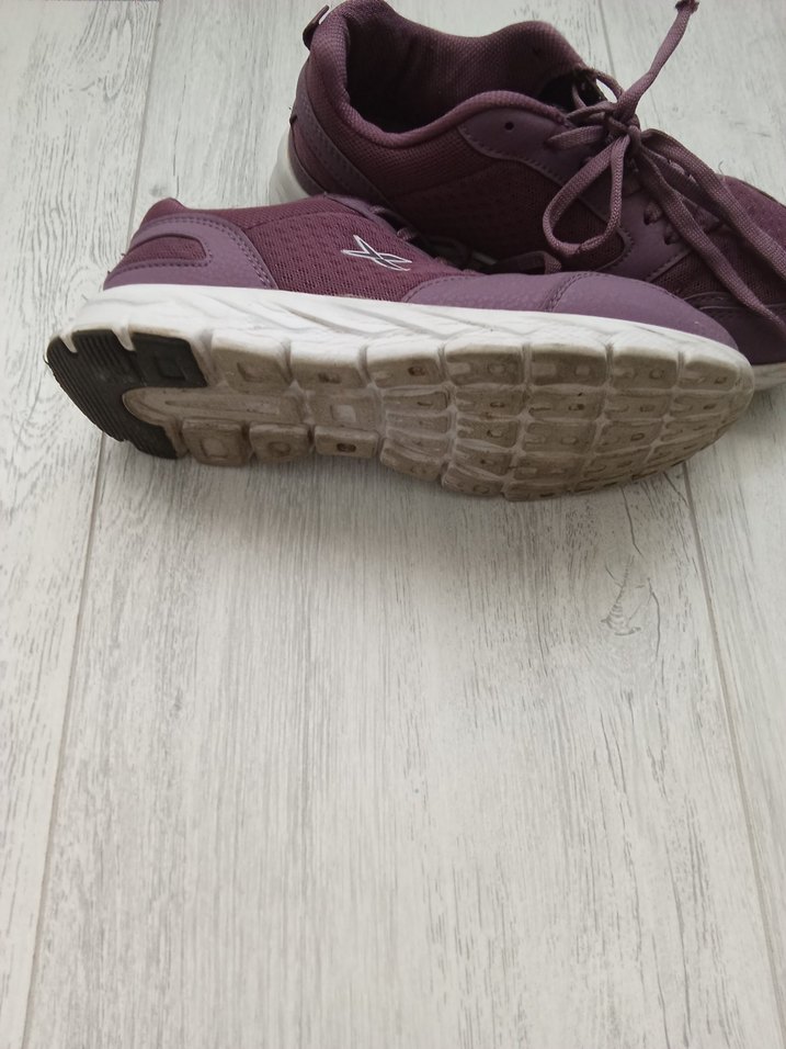 Mor Bağcıklı Kadın Spor Ayakkabı - Görsel 3