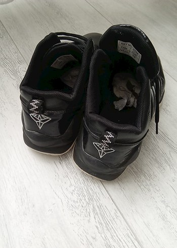 Siyah Bağcıklı Basketbol Ayakkabısı - Görsel 5