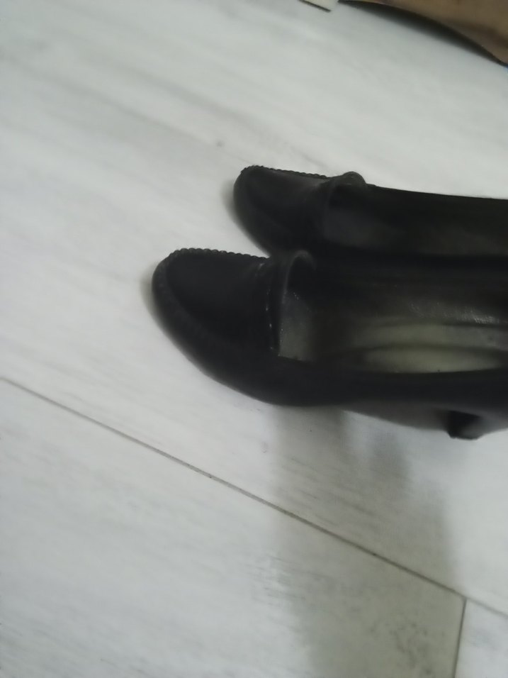 Siyah Tokalı Stiletto Kadın Klasik Ayakkabı - Görsel 5