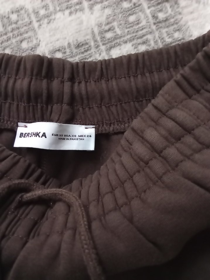 Kahverengi Rahat Kesim Kadın Kumaş Pantolon - Görsel 3