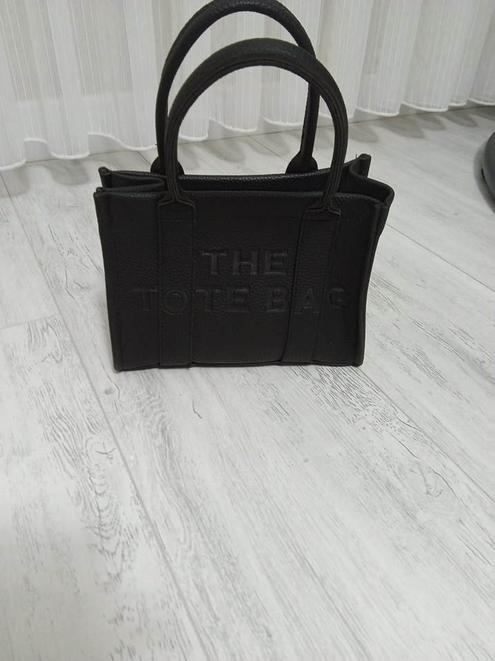 Siyah Deri Minimalist Kadın Çantası - Görsel 3