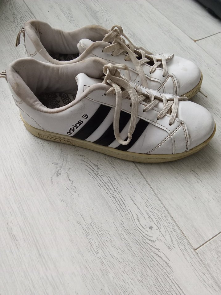 Beyaz Bağcıklı Kadın Spor Ayakkabı - Görsel 2