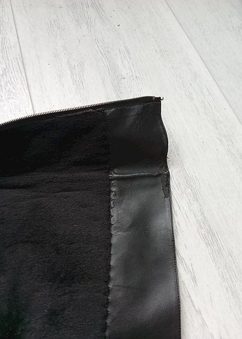 Siyah Deri Gotik Yüksek Topuklu Dizüstü Çizme - Görsel 9