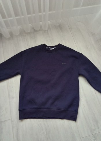 Nike Lacivert Nike Bisiklet Yaka Sweatshirt
