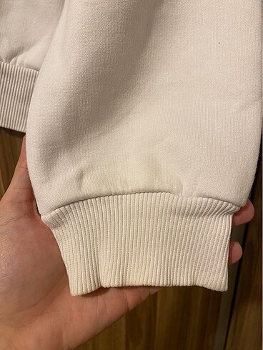 l Beden beyaz Renk Kadın Sweatshirt